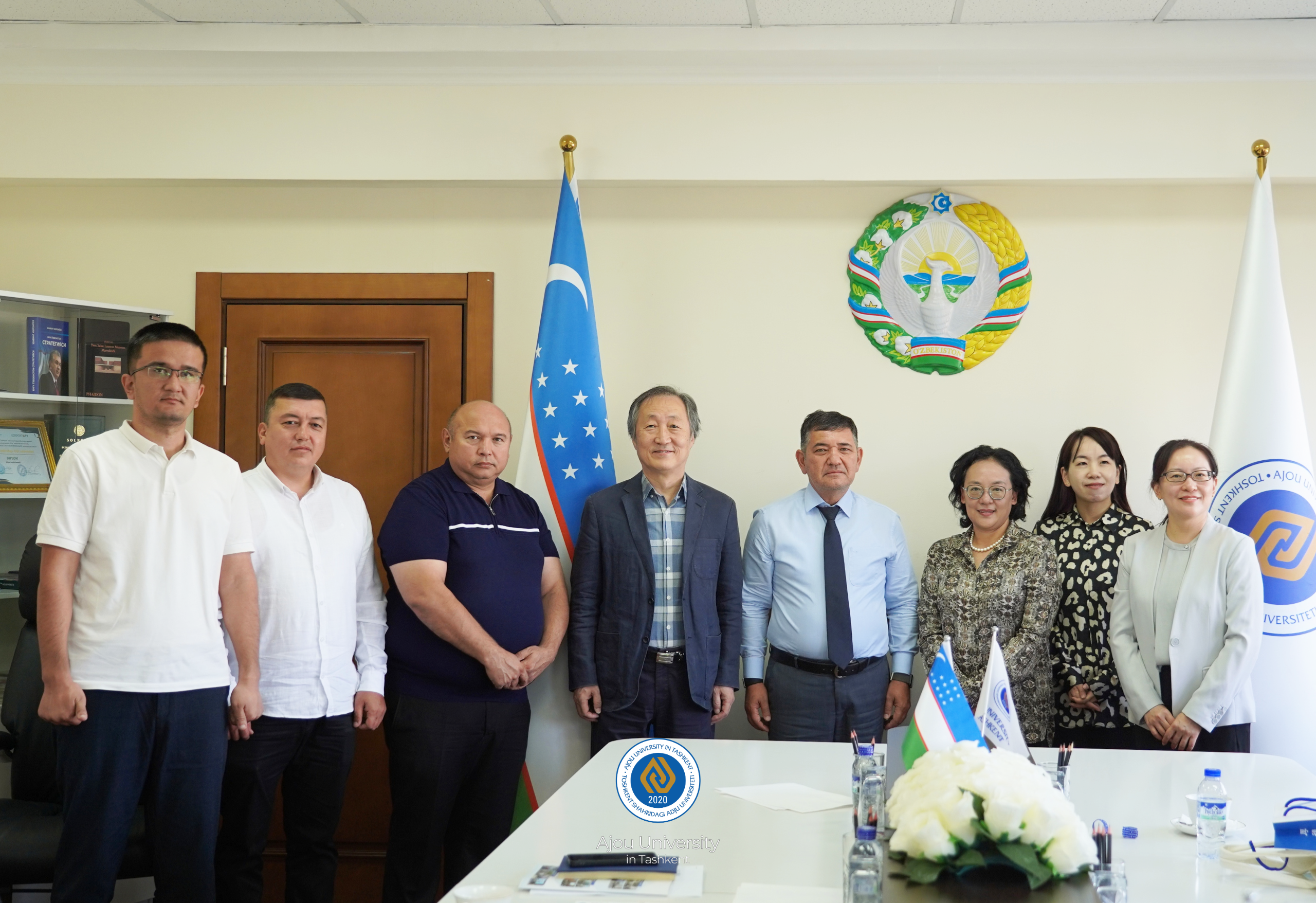 A new partnership is being established between Ajou University and the Shanghai Business School
